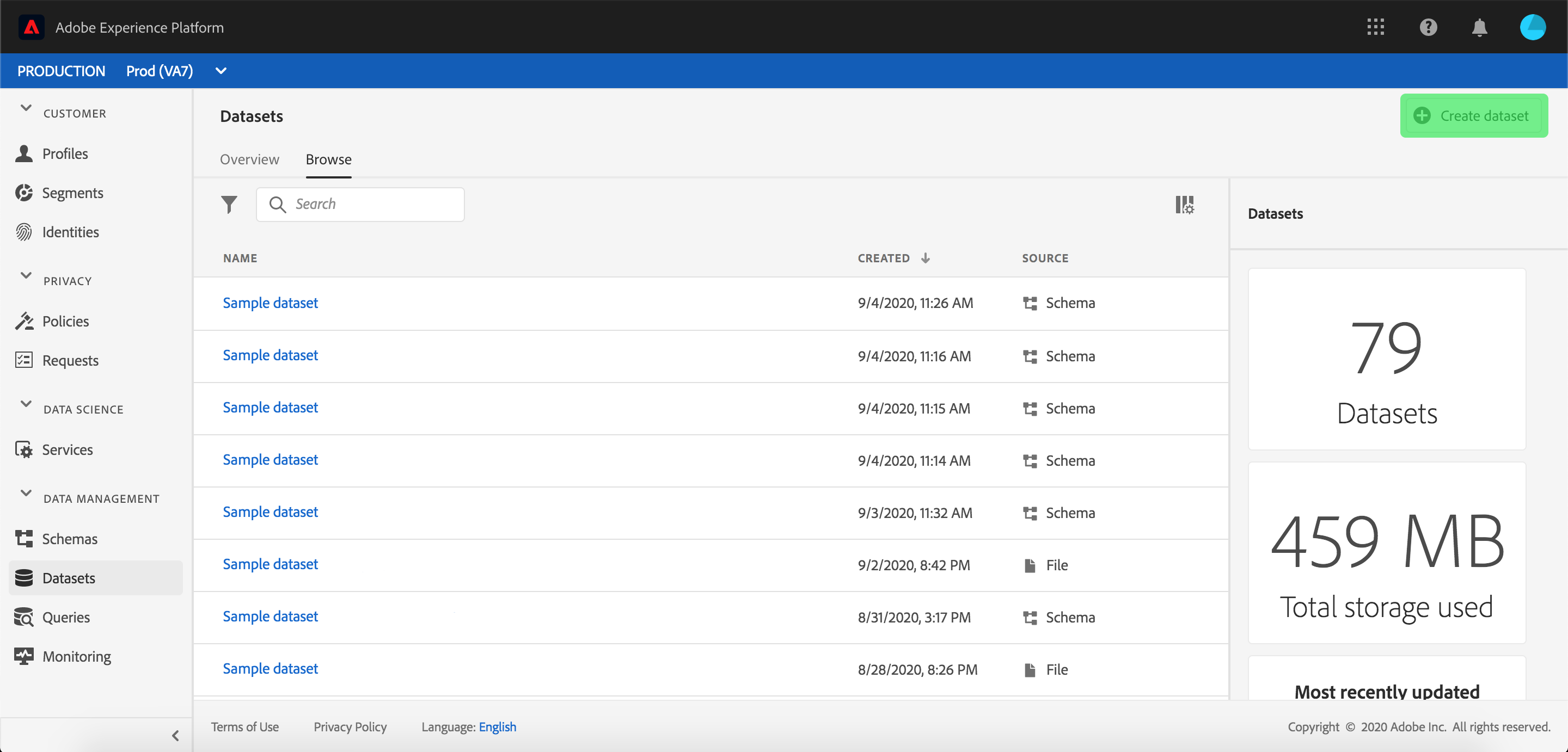 Sample TimeProfile csv