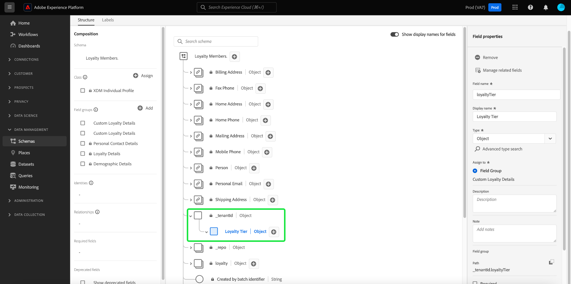 Novo dicionário e gerenciamento de traduções no diagrama