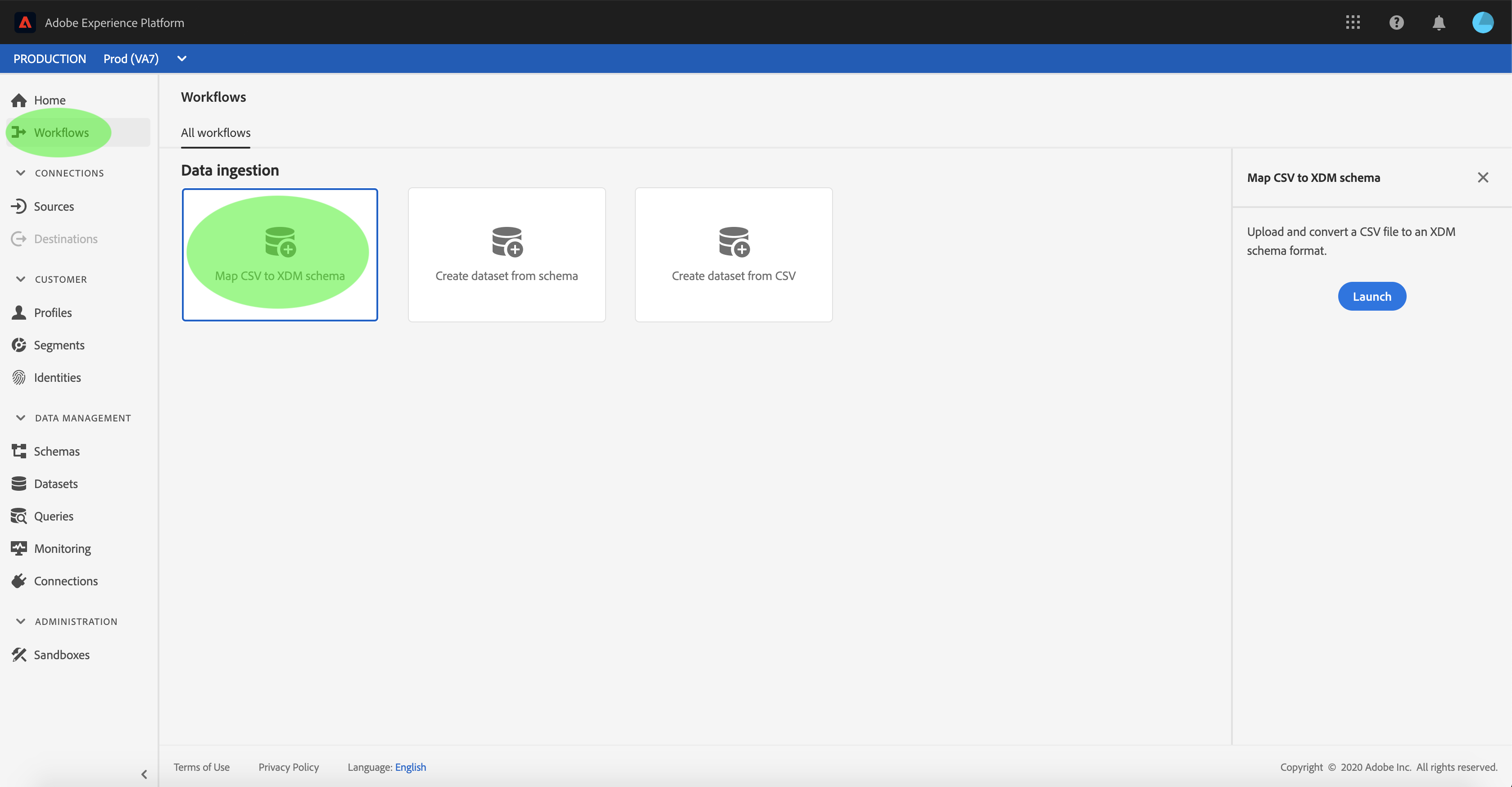 Xdm スキーマへの Csv ファイルのマッピング Adobe Experience Platform