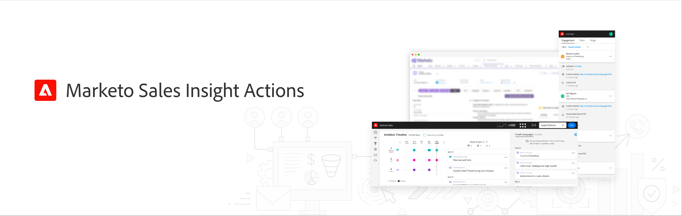 Sales Insight Actions Tutorials Adobe Marketo Engage