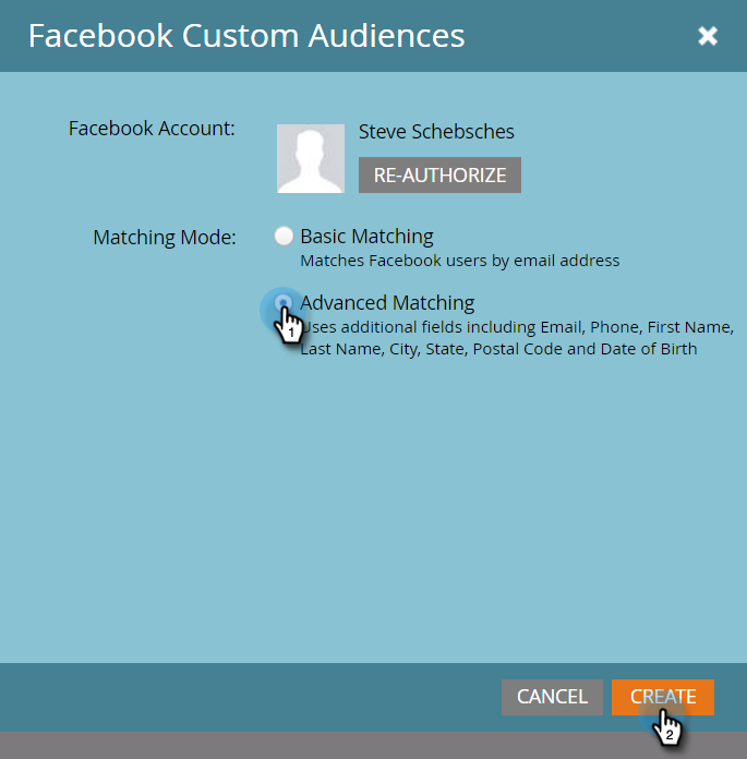 将facebook自定义受众添加为launchpoint服务 Adobe Marketo
