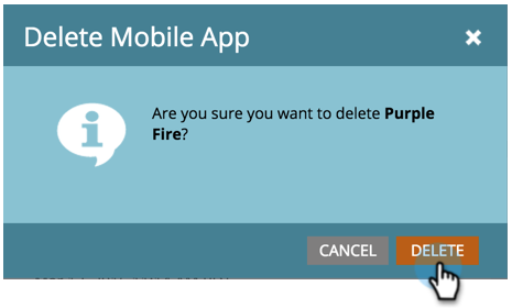 Delete Mobile App | Adobe Marketo Engage