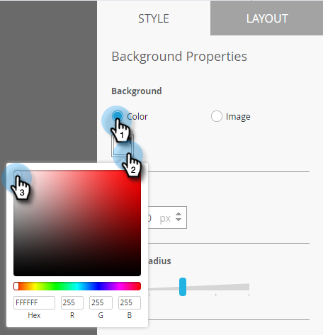 设置应用程序内消息背景 Adobe Marketo