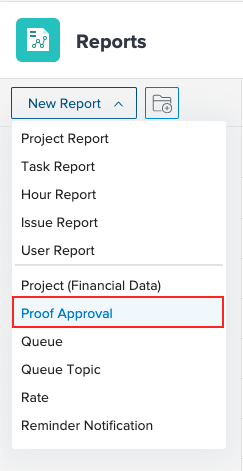 Use the proof approval report | Adobe Workfront