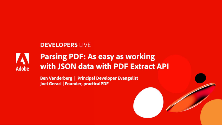Parsing PDF: As easy as working with JSON data with PDF Extract API