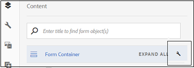 configure form container