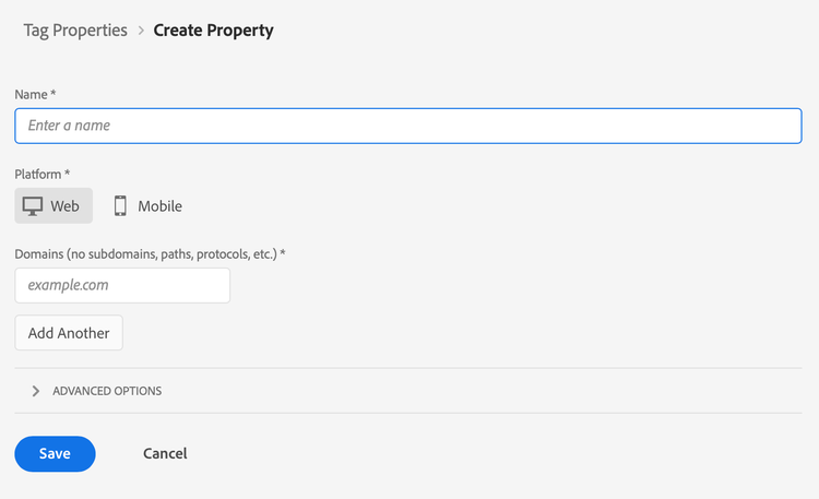 Create a property