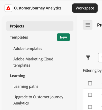 CJA landing page left rail