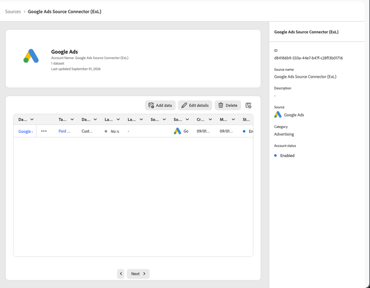 Google Ads source connector final