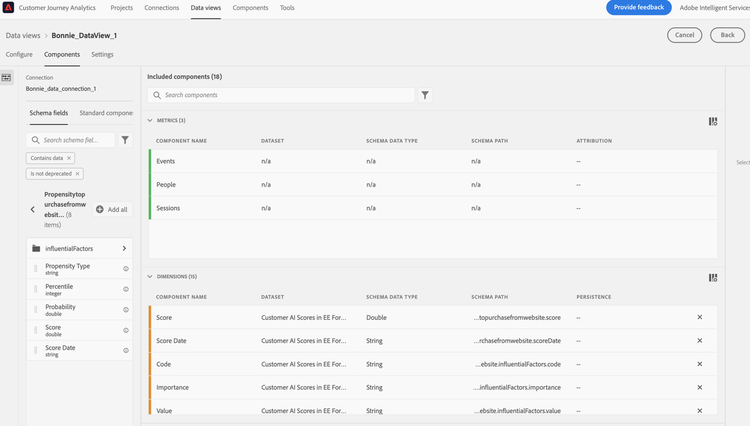 Create dataview window