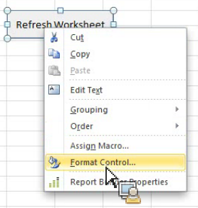 Screenshot showing Format Control selected.