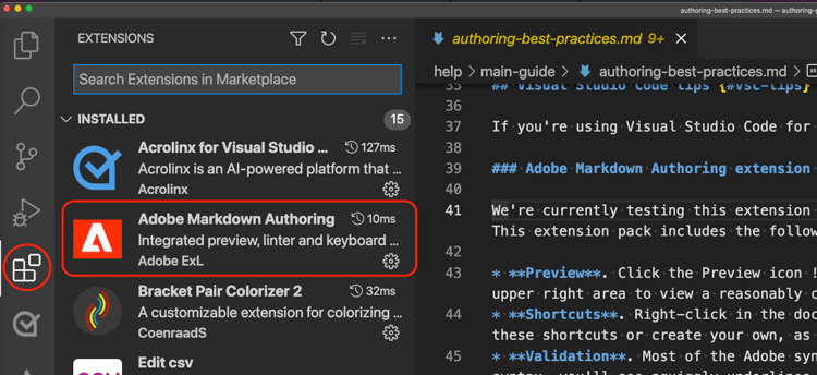 adobe extension