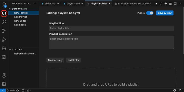 creating playlists