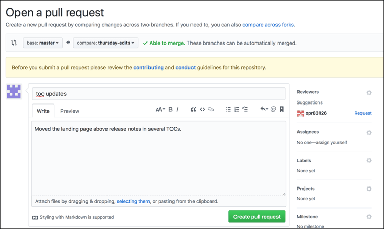 pull request image