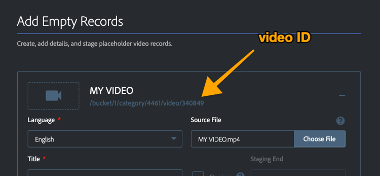 video ID