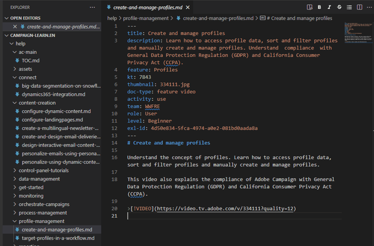 Example Tutorial Markdown