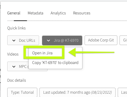 Open in Jira
