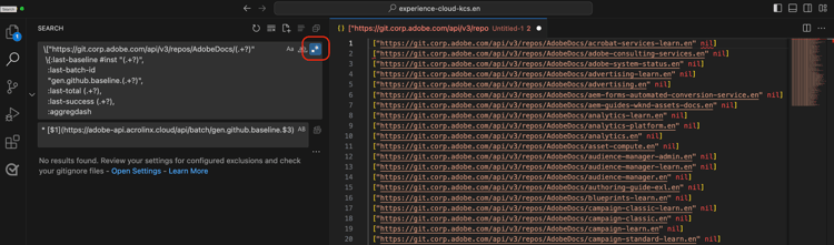 find/change expression