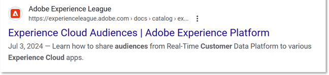 Google results