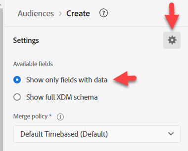 Turn on "show only fields with data"