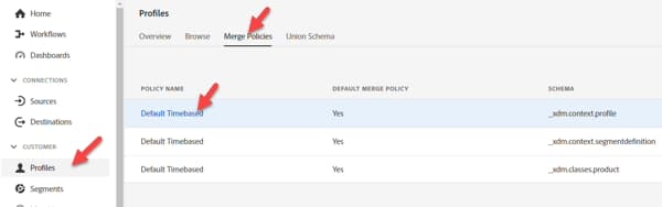 Edit the Default Merge Policy for _xdm.context.profile