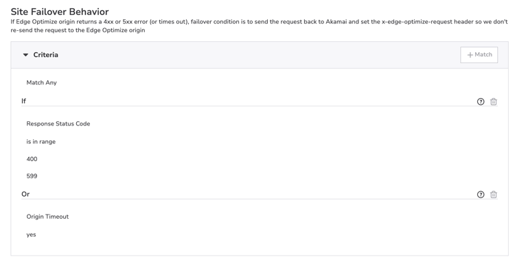 Site Failover