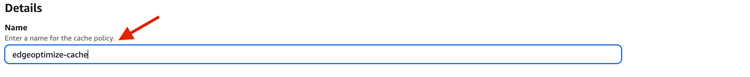Cache policy name