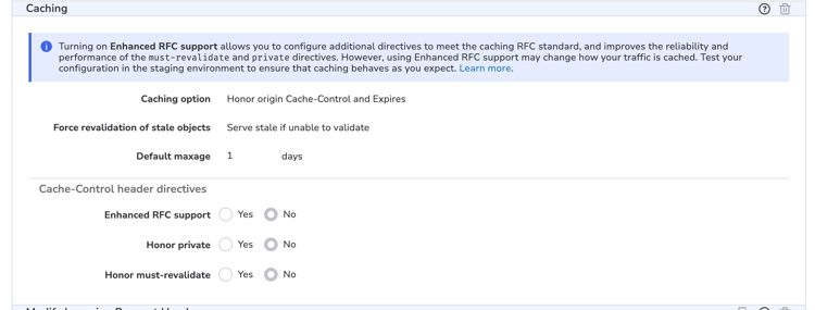 Caching Rules
