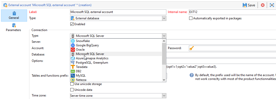 Configure access to Microsoft SQL Server | Adobe Campaign
