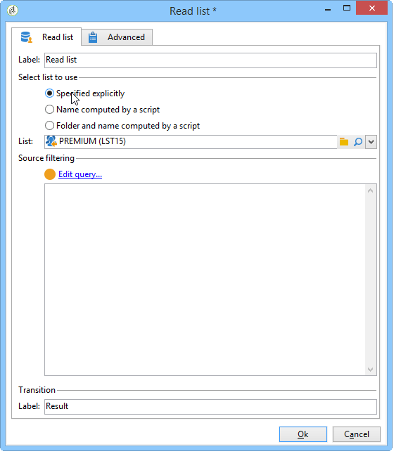 Read list | Adobe Campaign