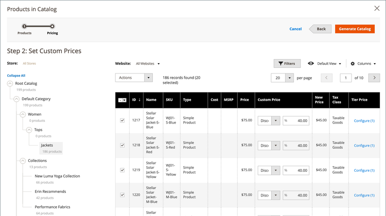 Custom Price Column with Discount