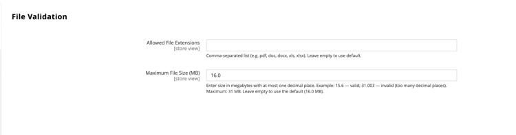 Product File Attributes