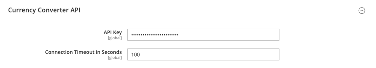 Currency Setup > Currency Converter API