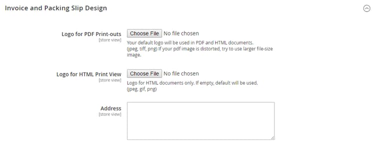 Invoice and Packing Slip Design