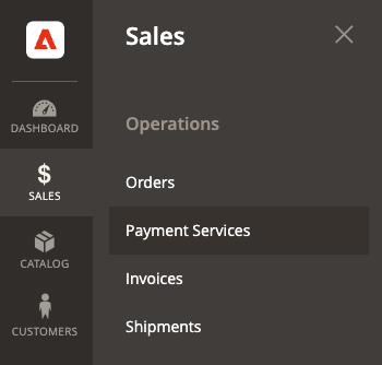Payment Services Settings