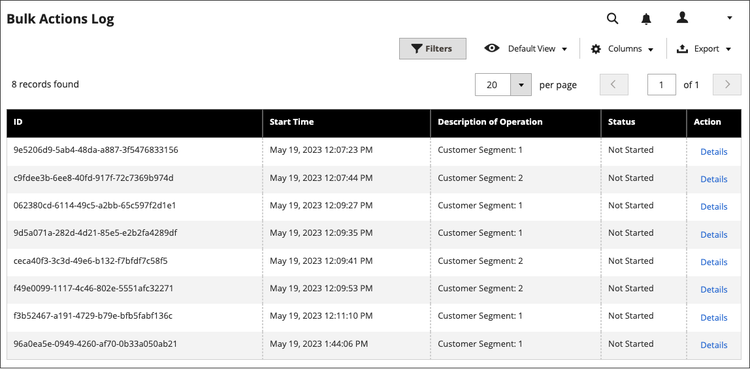 New Store Design Change settings