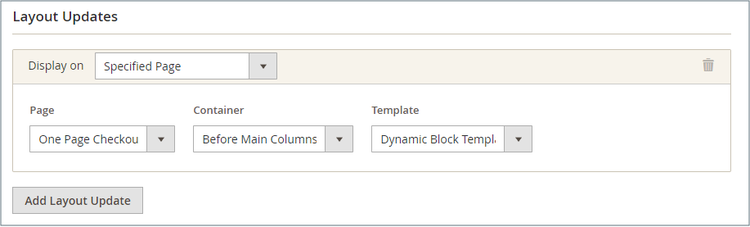 Rotator layout updates