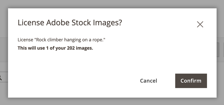 Adobe Stock License Approval