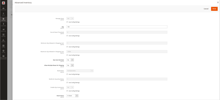 Configure Inventory Management backorders | Adobe Commerce