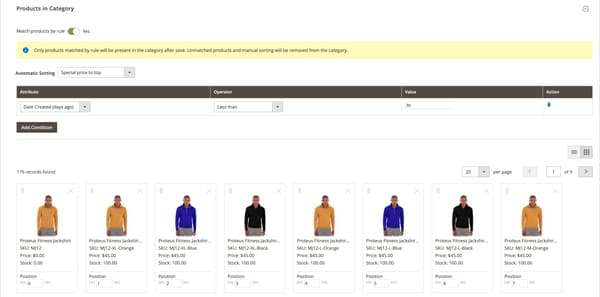 Category Product Rule