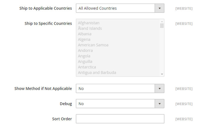DHL Applicable Countries