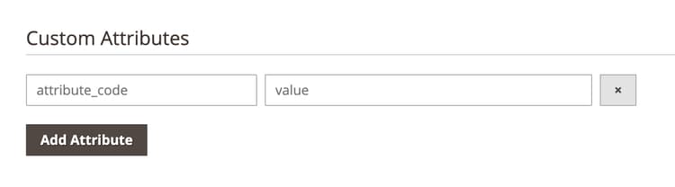 Custom Order Attributes