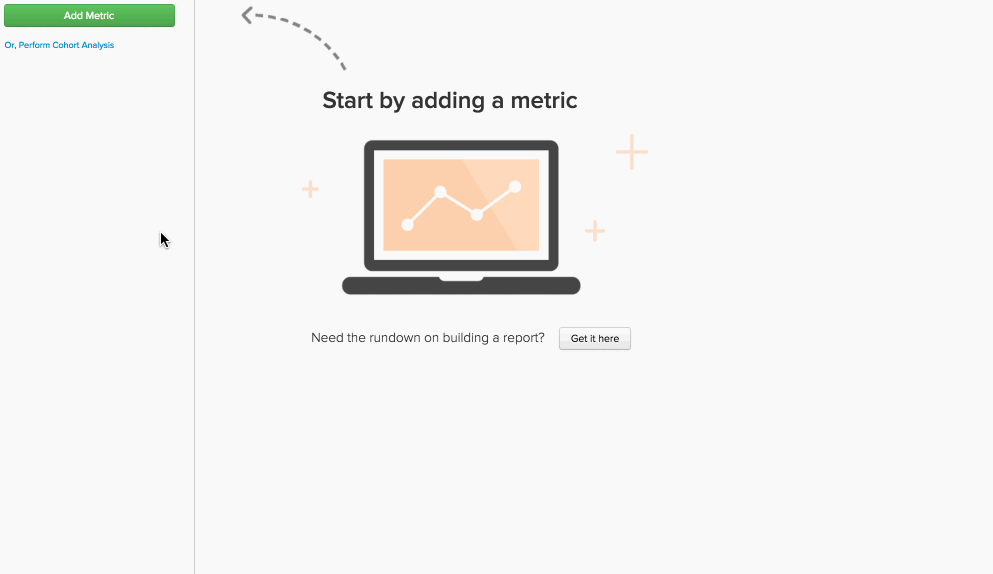 Animated demonstration of creating a qualitative cohort analysis