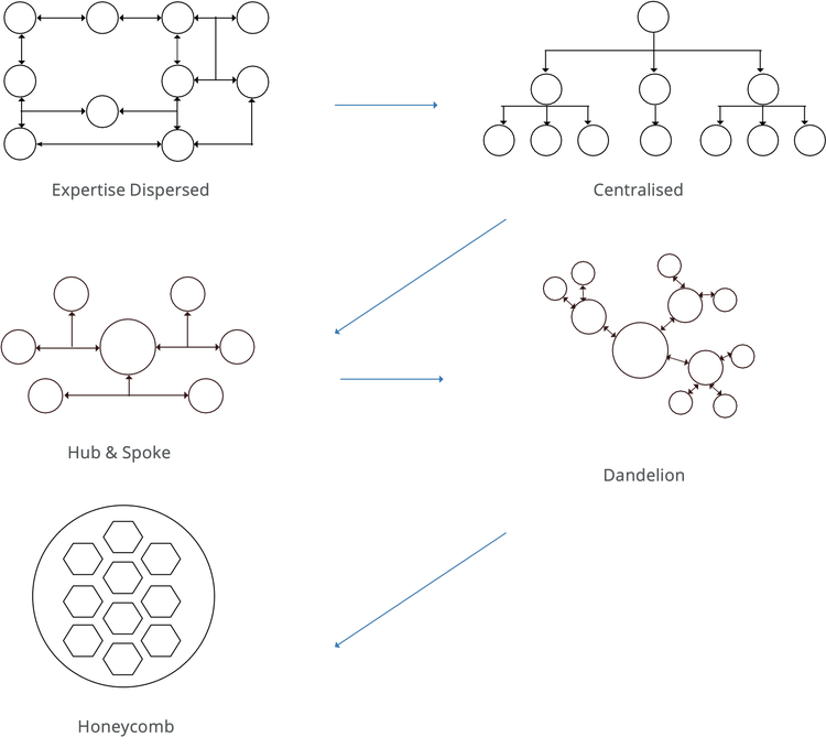 Team structure diagrams