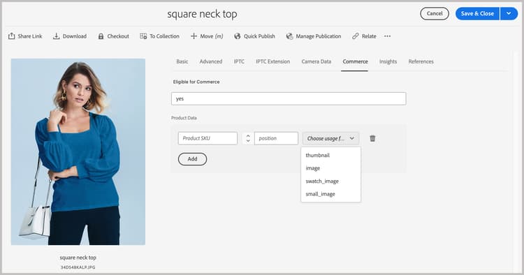 Custom Product Data UI Control
