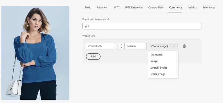 Example metadata