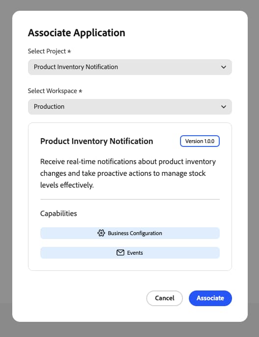 App details