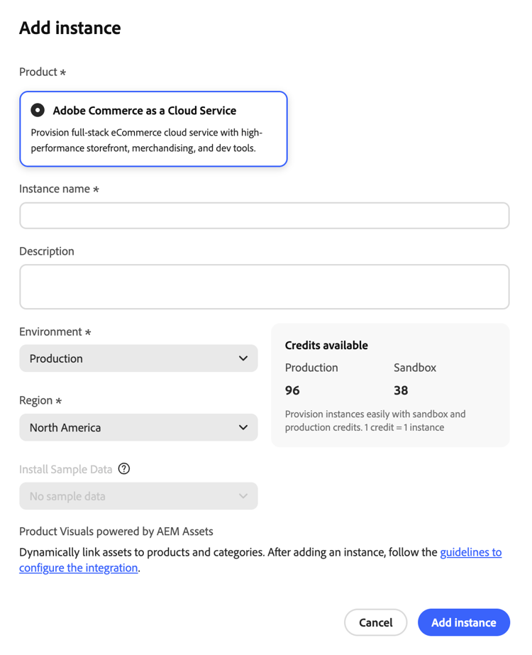 Create Instance