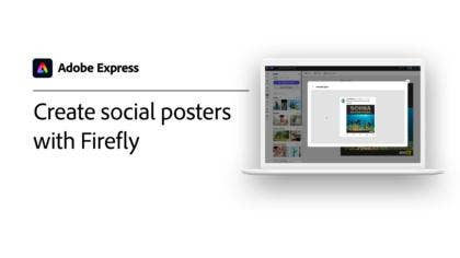 Creating social posters with Firefly