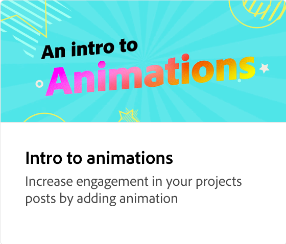Intro to animations